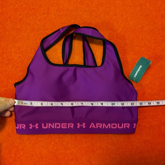 Under Armour crimson criss-cross straps bralette sports bra NWT - Picture 10 of 10